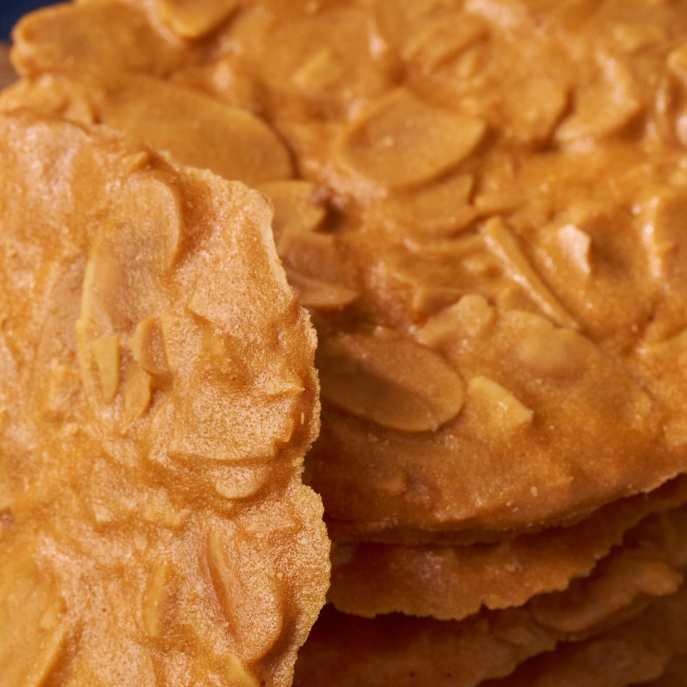 Almond Crispy Tile 200g | Handmade Thin Cookie with Rich Almond Aroma （【ChouChou Enterprise】）, , large