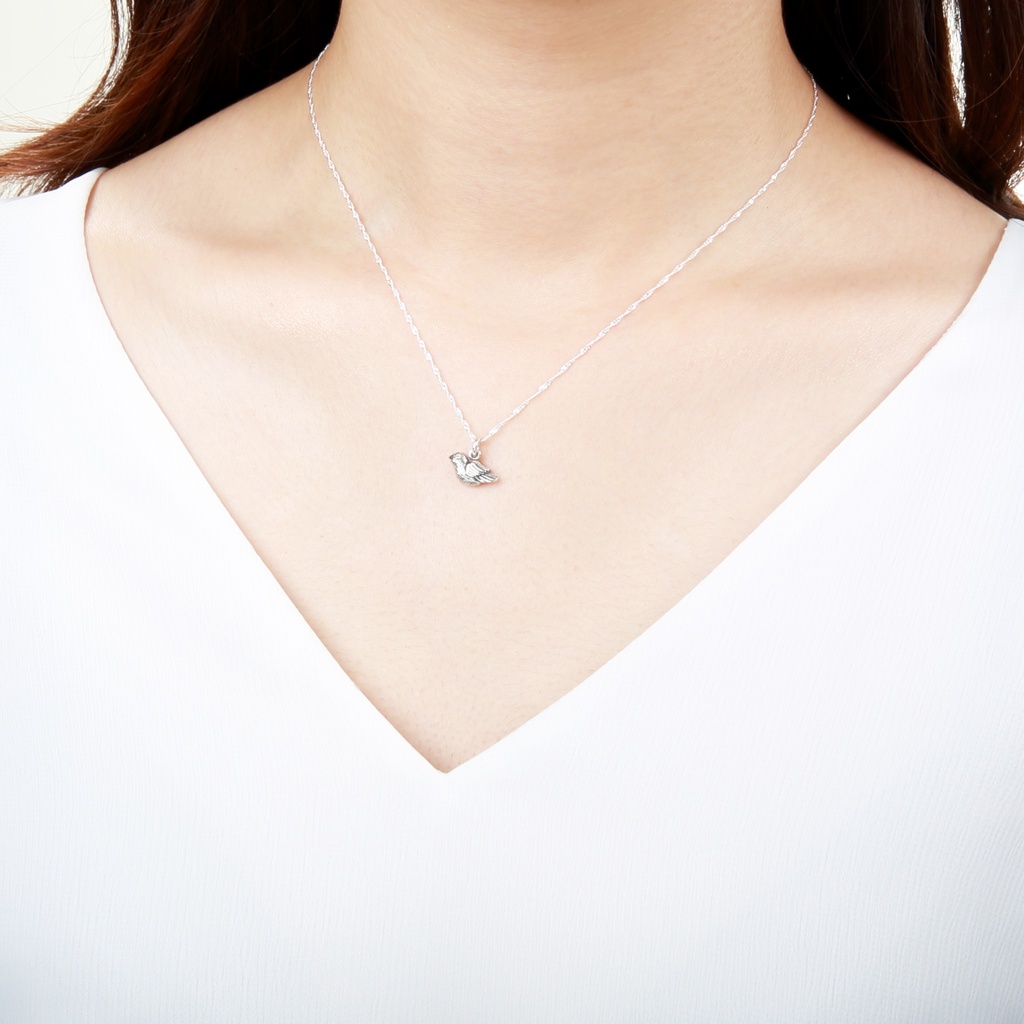 【Angel & Me】Lucky Bird s925 sterling silver necklace Valentine Day gift, , large
