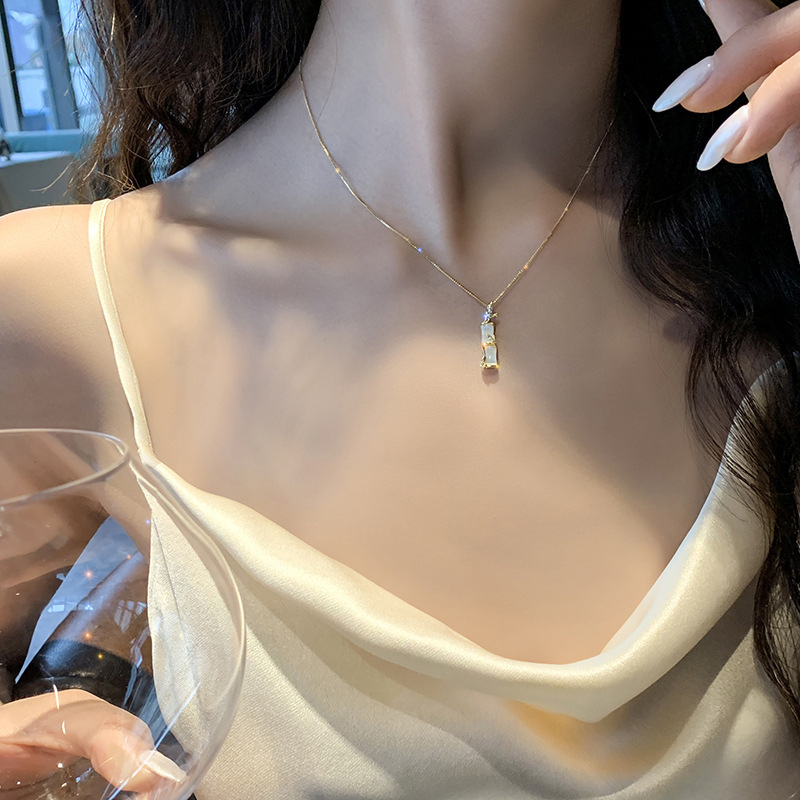 【Gulicc 】古莉可 項鍊 竹節項鍊 百搭 頸鍊 鎖骨鍊, , large
