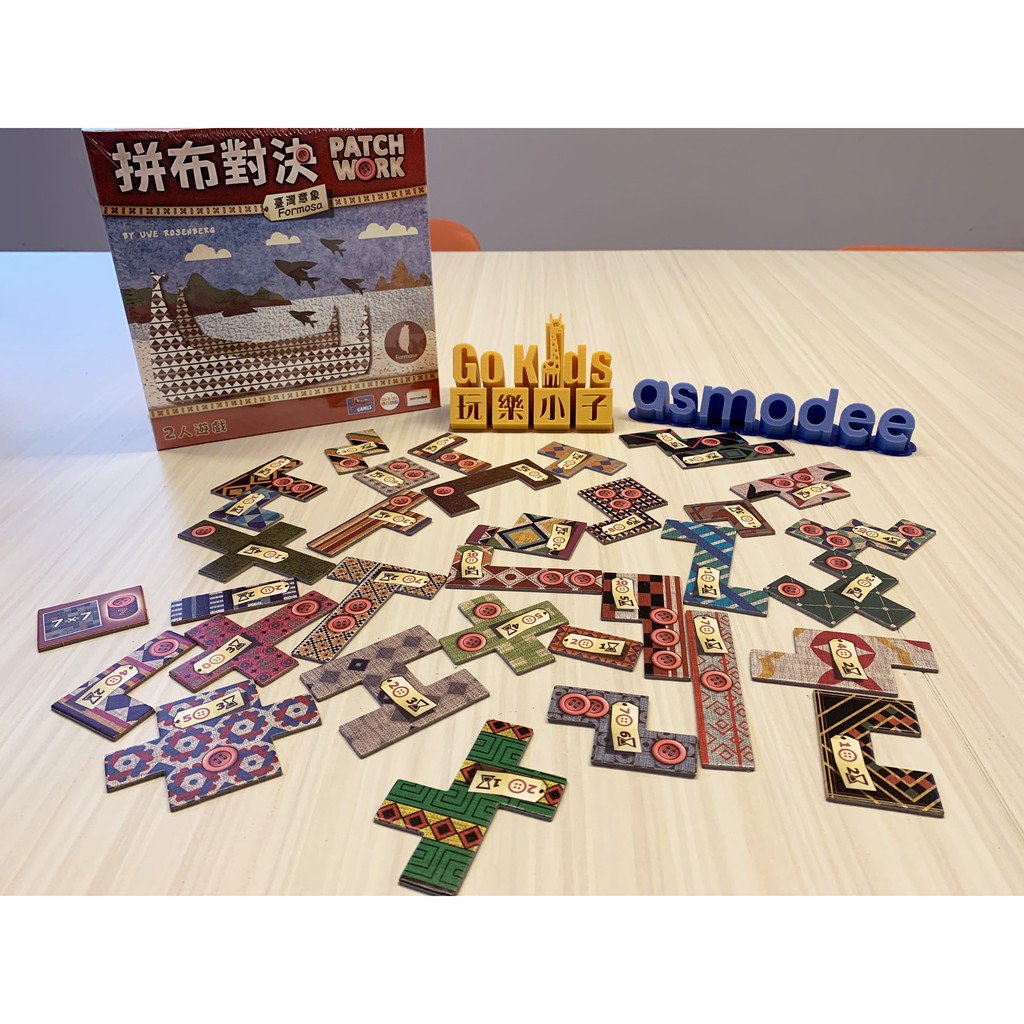 【Asmodee】拼布對決: 臺灣意象 Patchwork: Formosa 中文版｜雙人策略桌遊｜拼布 台灣限定設計, , large