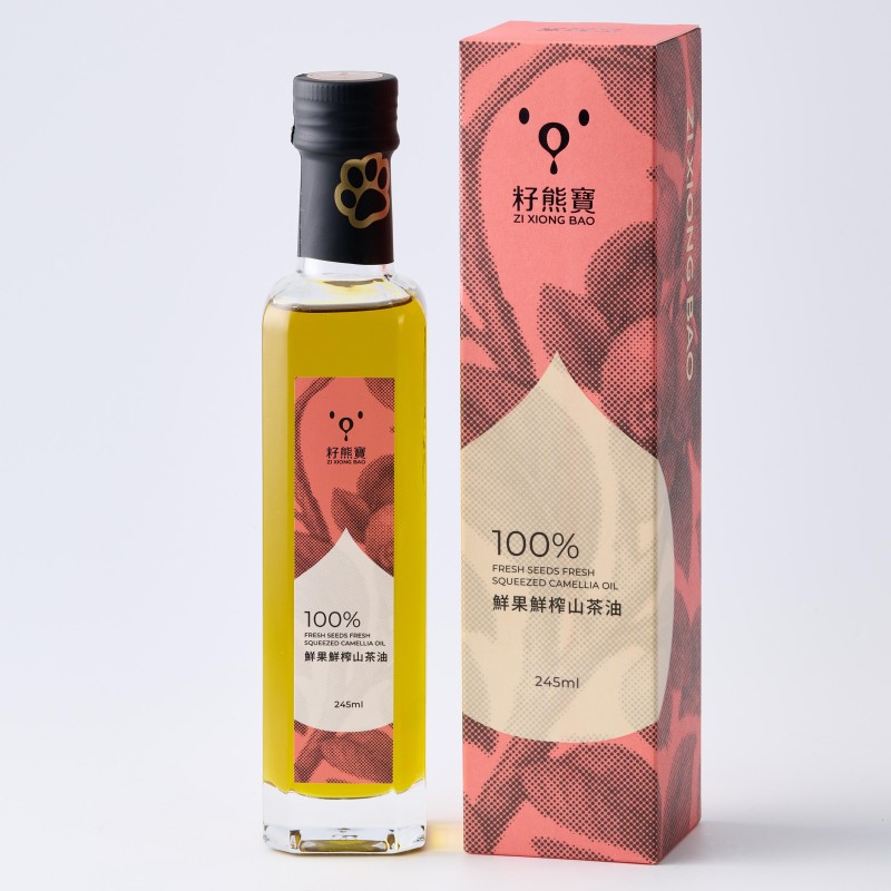 [ZI XIONG BAO CAMELLIA OIL] FRESH SEEDS FRESH SQUEEZED CAMELLIA OIL 245mlx 6 bottles, , large