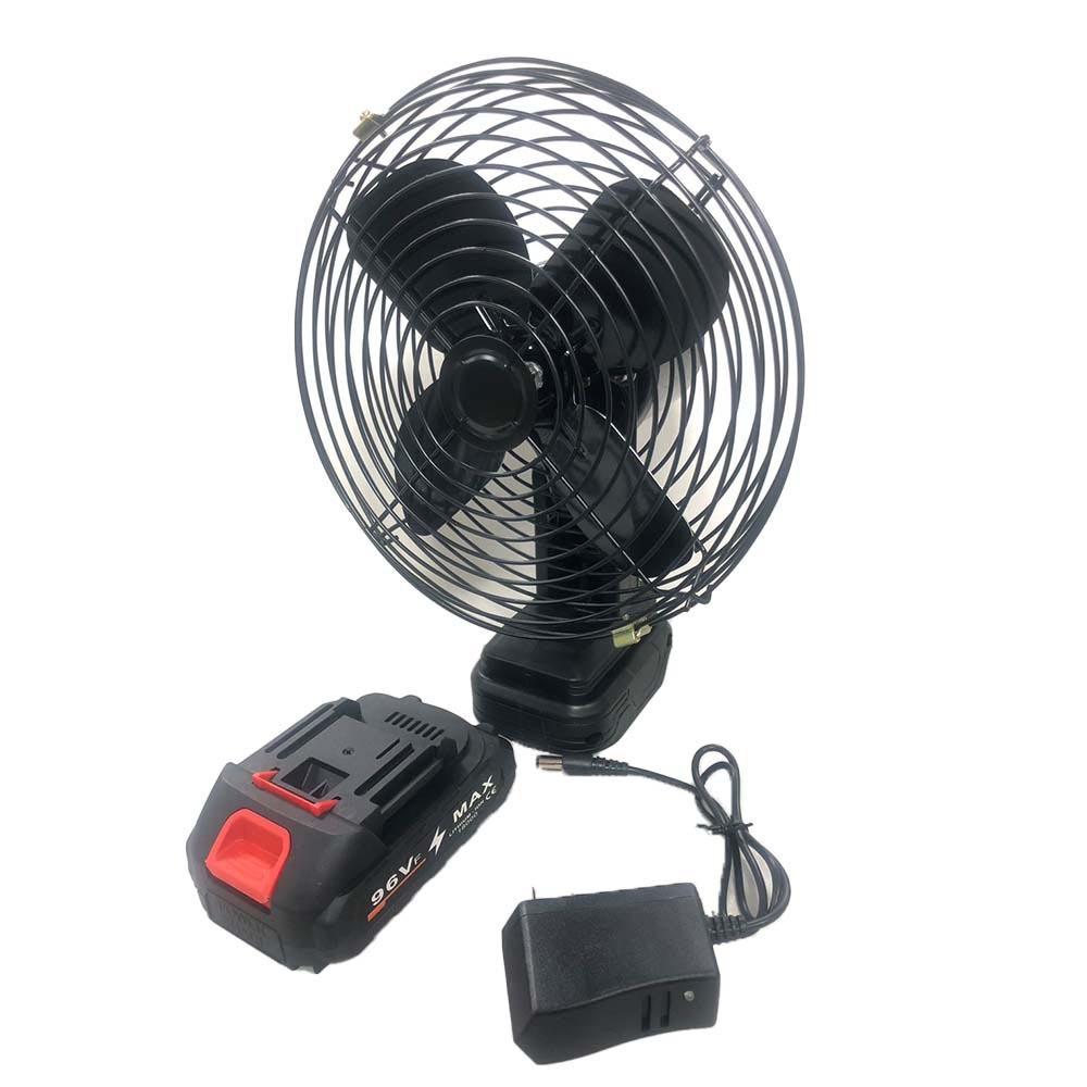 8寸金屬款鋰電風扇5節1電1充, , large