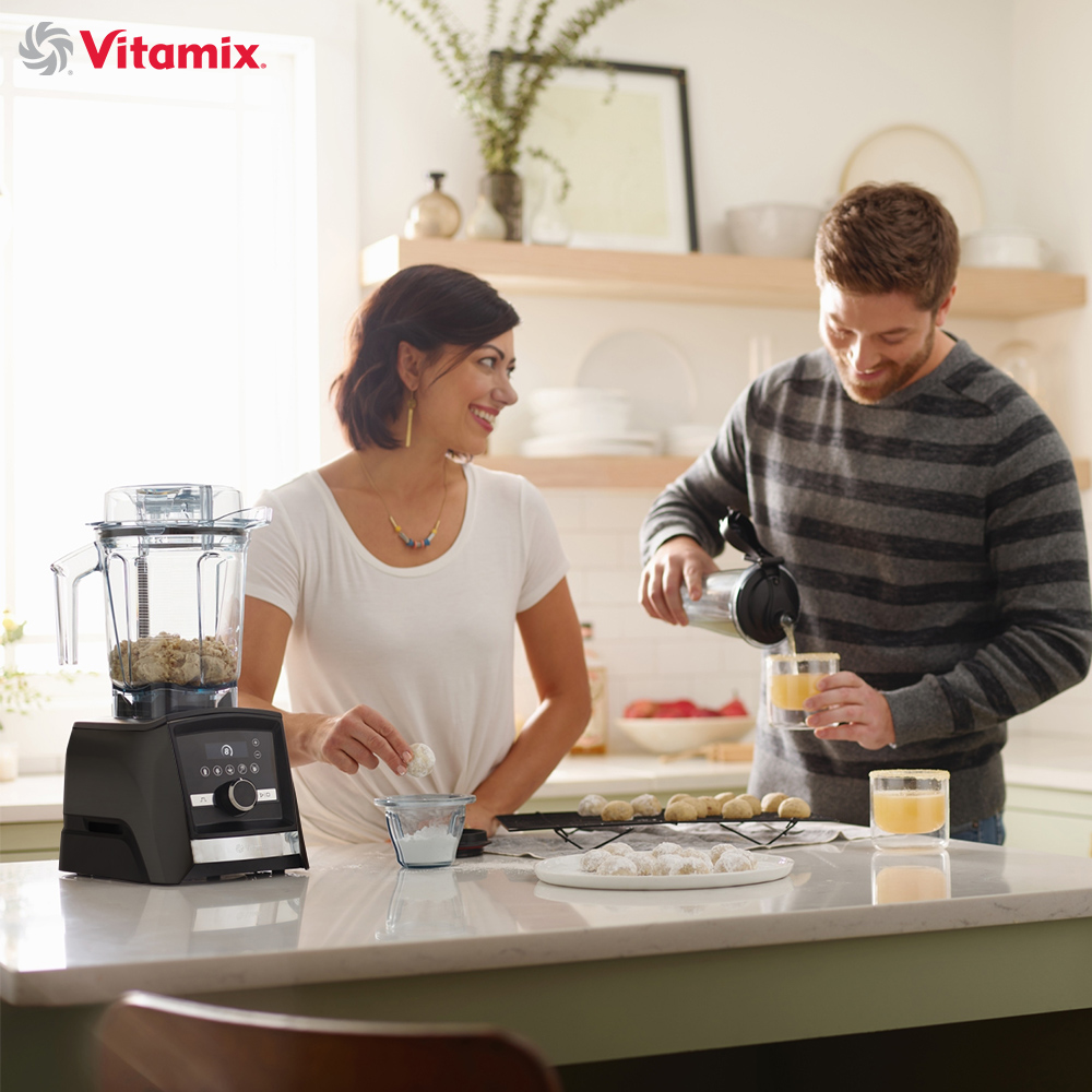 【美國Vitamix】Ascent領航者全食物調理機 智能x果汁機 尊爵級-A3500i-曜石黑(官方公司貨)-陳月卿推薦, , large