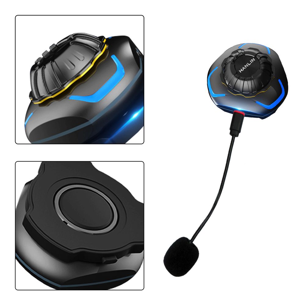 【HANLIN】-BTS5 殼骨傳導安全帽藍芽耳機 #藍芽耳機 安全帽 USB SIRI 麥克風, , large