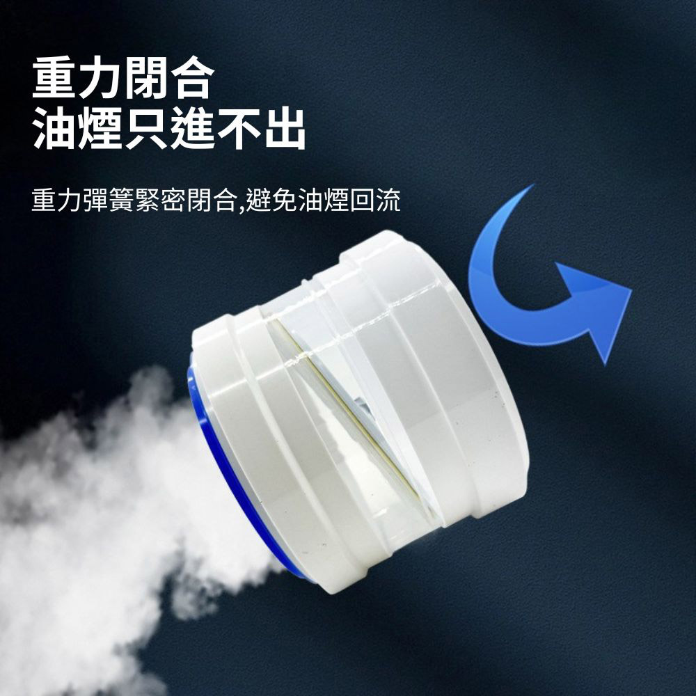 廚房油煙機煙道止逆閥-軟接硬, , large