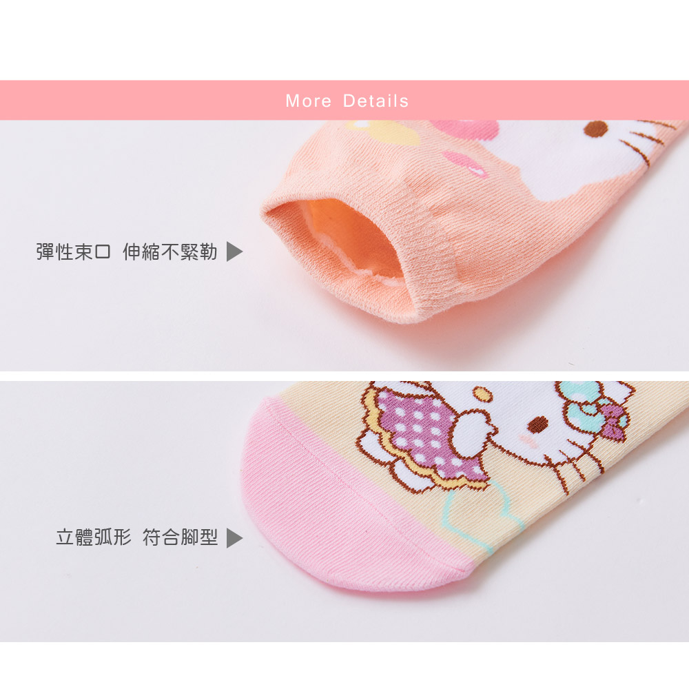 (多款)Sanrio 三麗鷗短襪【旺達棉品】KT-A654 TS-A515, , large