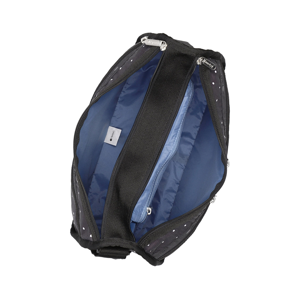 Lesportsac Deluxe Everyday Bag 經典奢華斜背包 側背包 通勤旅行包 女包(俏皮圓點), , large