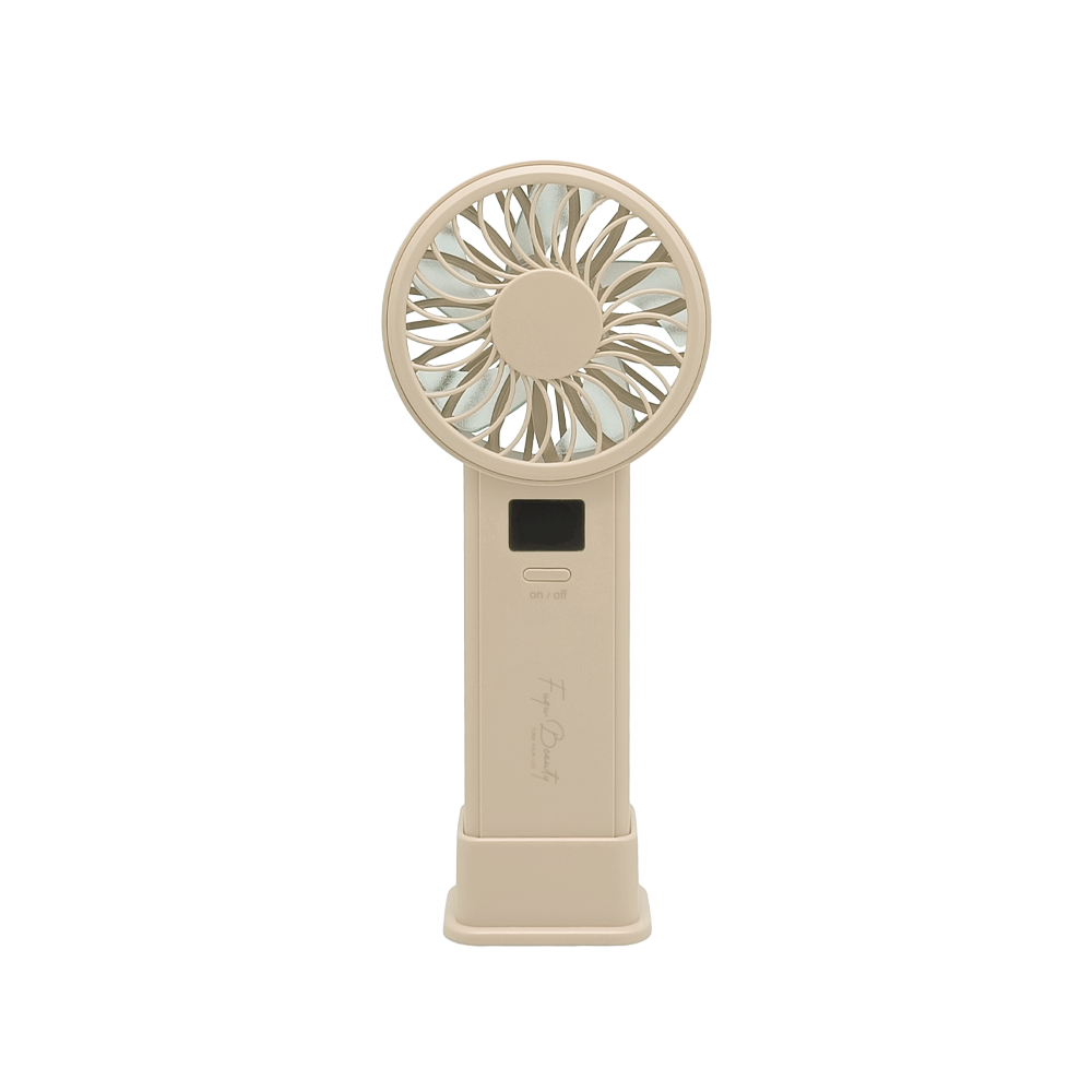 Japanese-Style Handheld Fan-Beige, , large