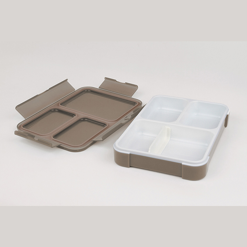 Thin lunch box Antibacterial Foodman 600, , large