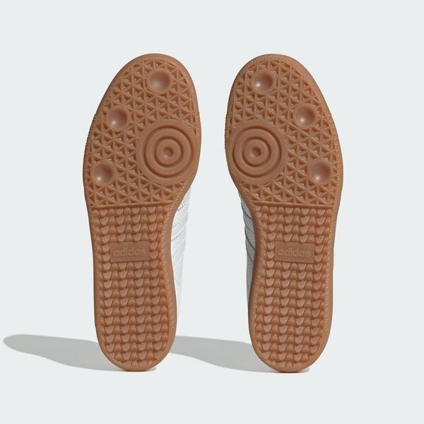 Kixpress-Adidas Samba OG W 女 運動休閒鞋 復古 德訓鞋 舒適 百搭 膠底 白 橘 [IG5932], , large