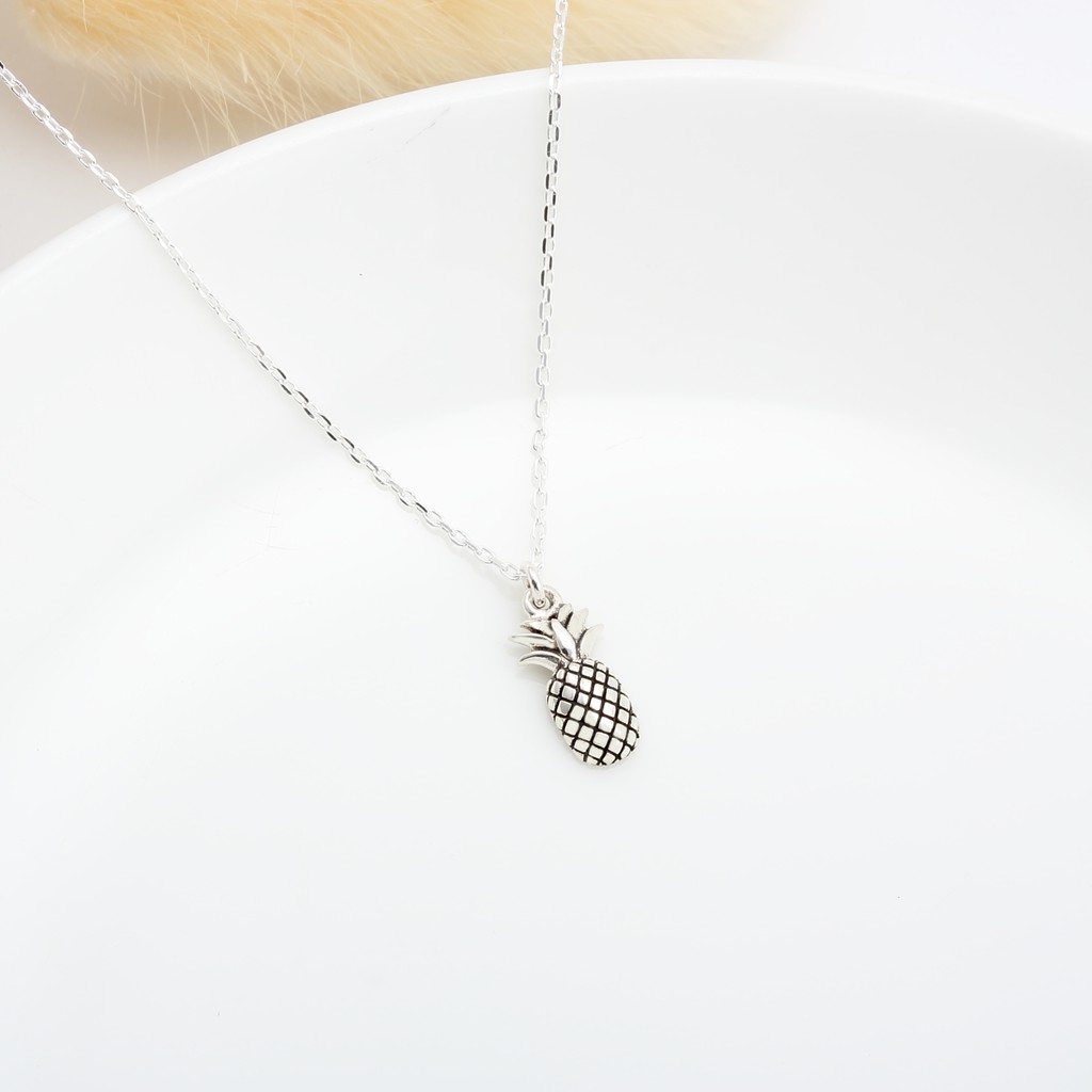 【Angel & Me】Lucky Pineapple s925 sterling silver necklace birthday gift, , large