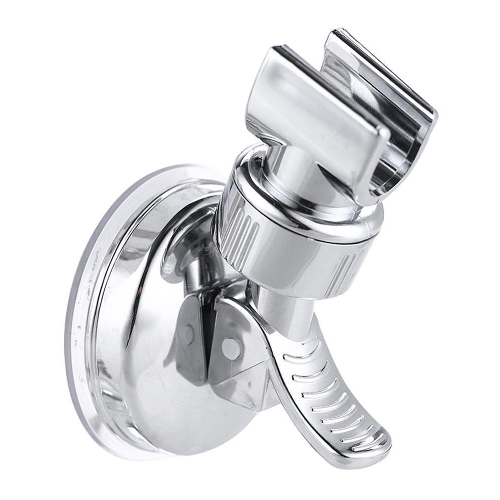 No-drill shower head universal suction cup holder, 360-degree rotation, 40-degree height adjustment, nail-free, drill-free, shower head bracket, 6kg weight capacity., , large