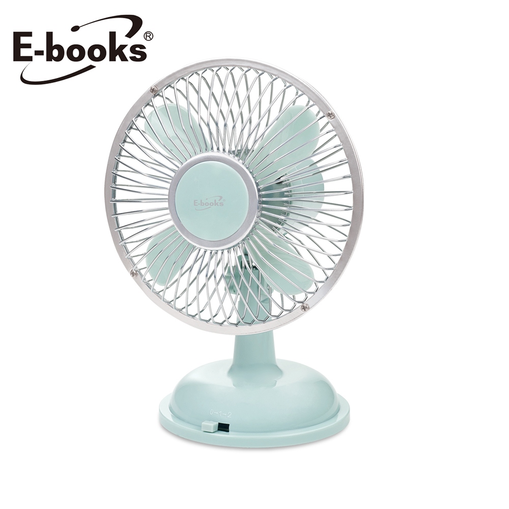 【全新品清倉特價】[ E-books ] K36 經典時光兩用擺頭超靜音風扇-淺綠, , large