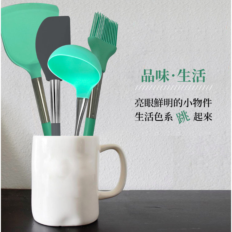 PERFECT 理想牌 品味耐熱矽膠廚具 灰色刮刀-Leidea樂德兒, , large