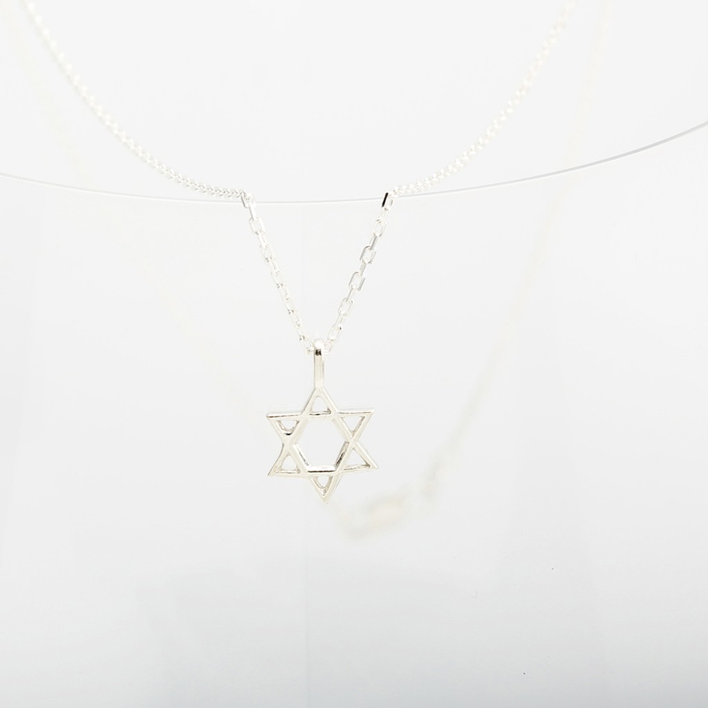 【Angel & Me】Hexagram s925 sterling silver necklace Valentine Day gift, , large