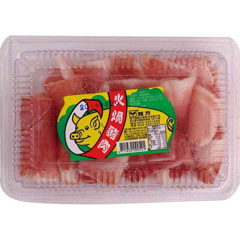 雅方豬肉片, , large