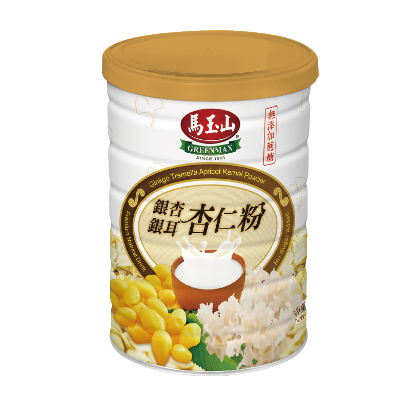 馬玉山全天然銀杏銀耳杏仁粉(罐裝)400g, , large