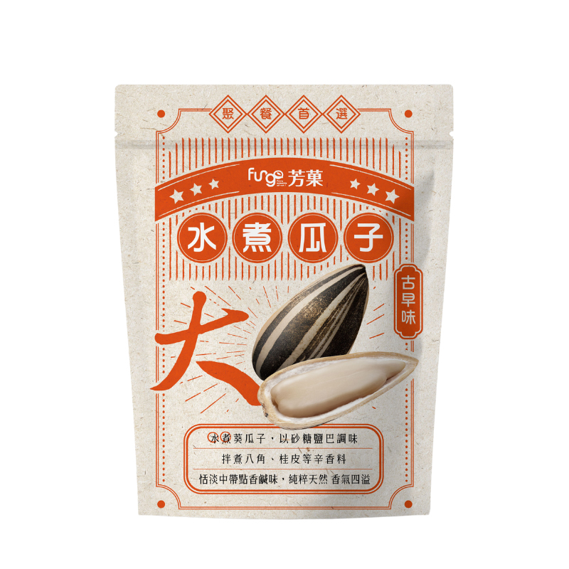 [萬鑫]Fungo芳菓水煮瓜子165g(2包組), , large