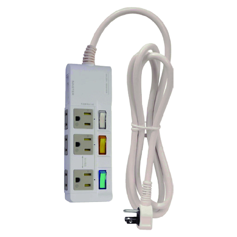4open 6 plug2P/3P extension cable, , large