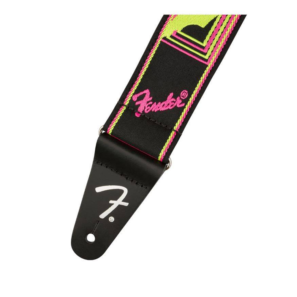 Fender Neon Monogrammed Strap 吉他背帶 黃粉【敦煌樂器】, , large