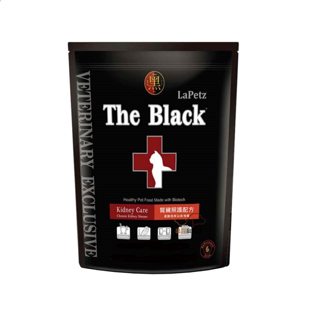 【拉拉寵物小舖】LaPetz 樂倍 黑酵母 貓飼料 腎臟照護貓配方 1.3公斤 The Black, , large
