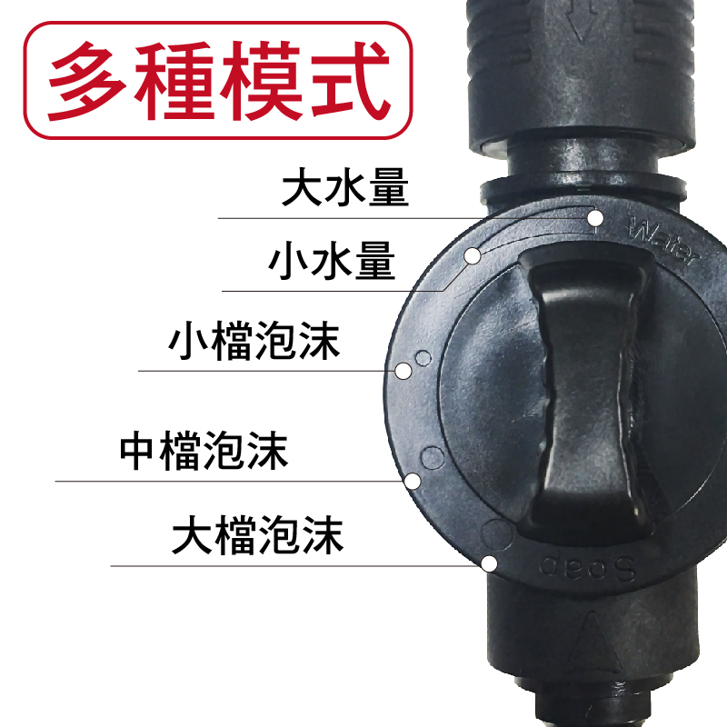 【車的背包】全銅噴嘴+一體成型起泡器套組(洗車/園藝澆花/水柱噴頭/霧化水花/清洗地板), , large