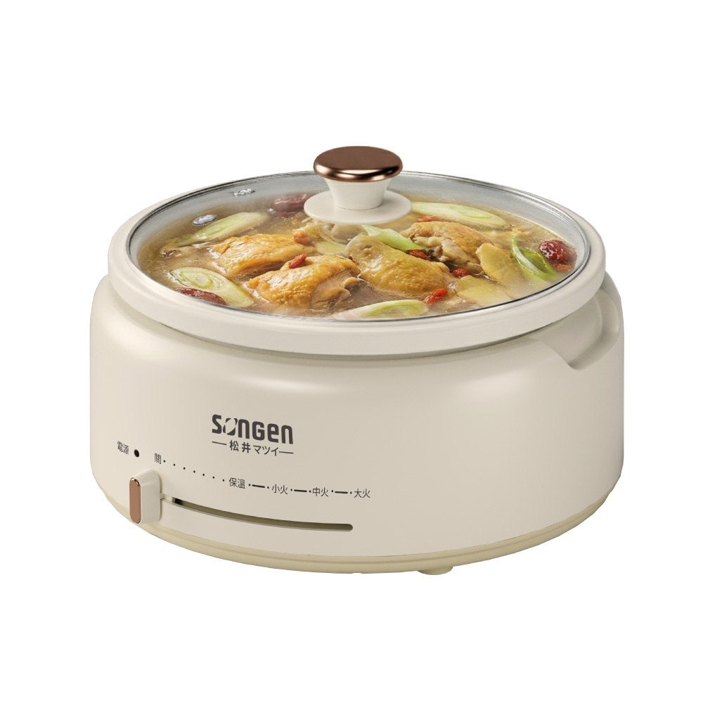 【SONGEN松井】3L萬用烹煮電火鍋/料理鍋/電燉鍋/電煮鍋(SG-277HS), , large