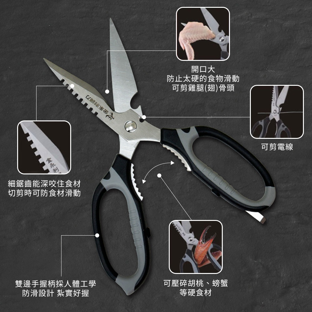 【金永利鋼刀】7件時尚刀具禮盒組, , large