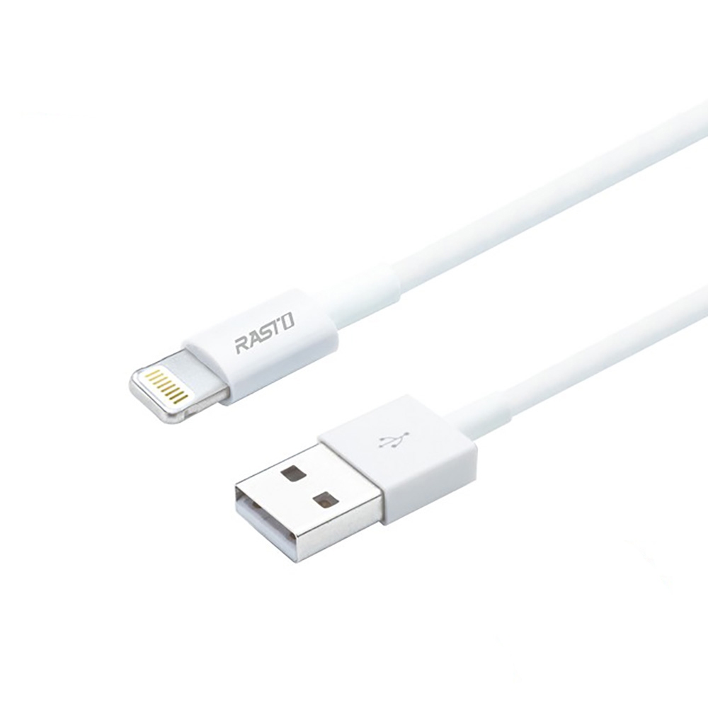 RASTO RX33 Lightning充電傳輸線2米 TPE柔軟線身 支援熱插拔, , large