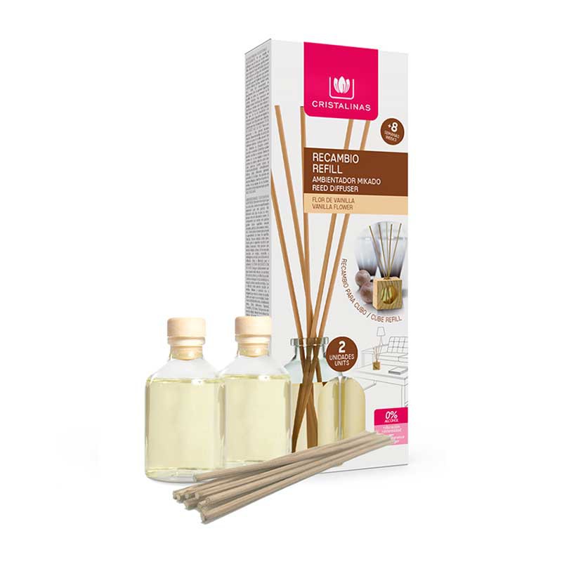 CRISTLINAS WOODEN CUBE AIR REFRESHENER REPLENISH SET- VANILLA, , large