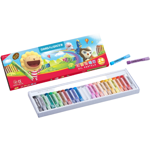 LION OP-24A Oil Pastels-24 Colors, , large