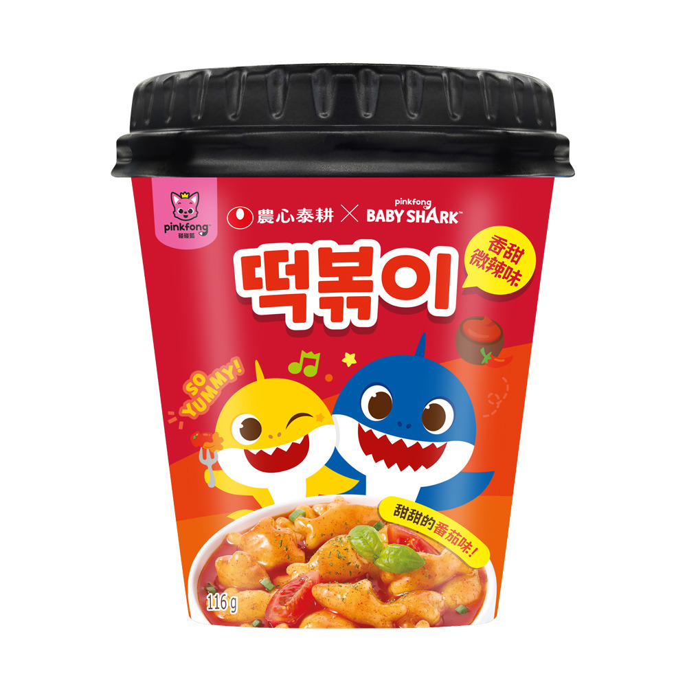 Nongshim TK pinkfong Spicy Rapokki, , large