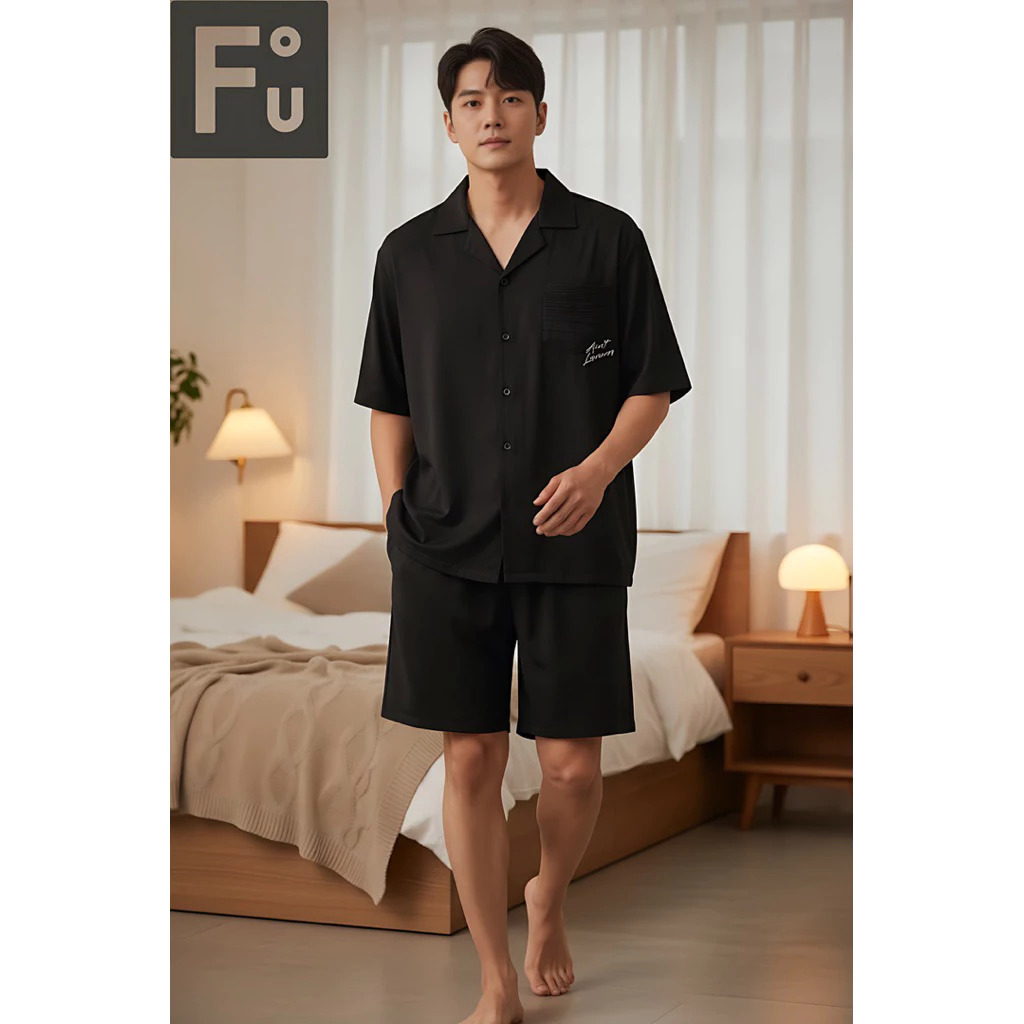 【FU】男夏日舒適居家套裝, , large