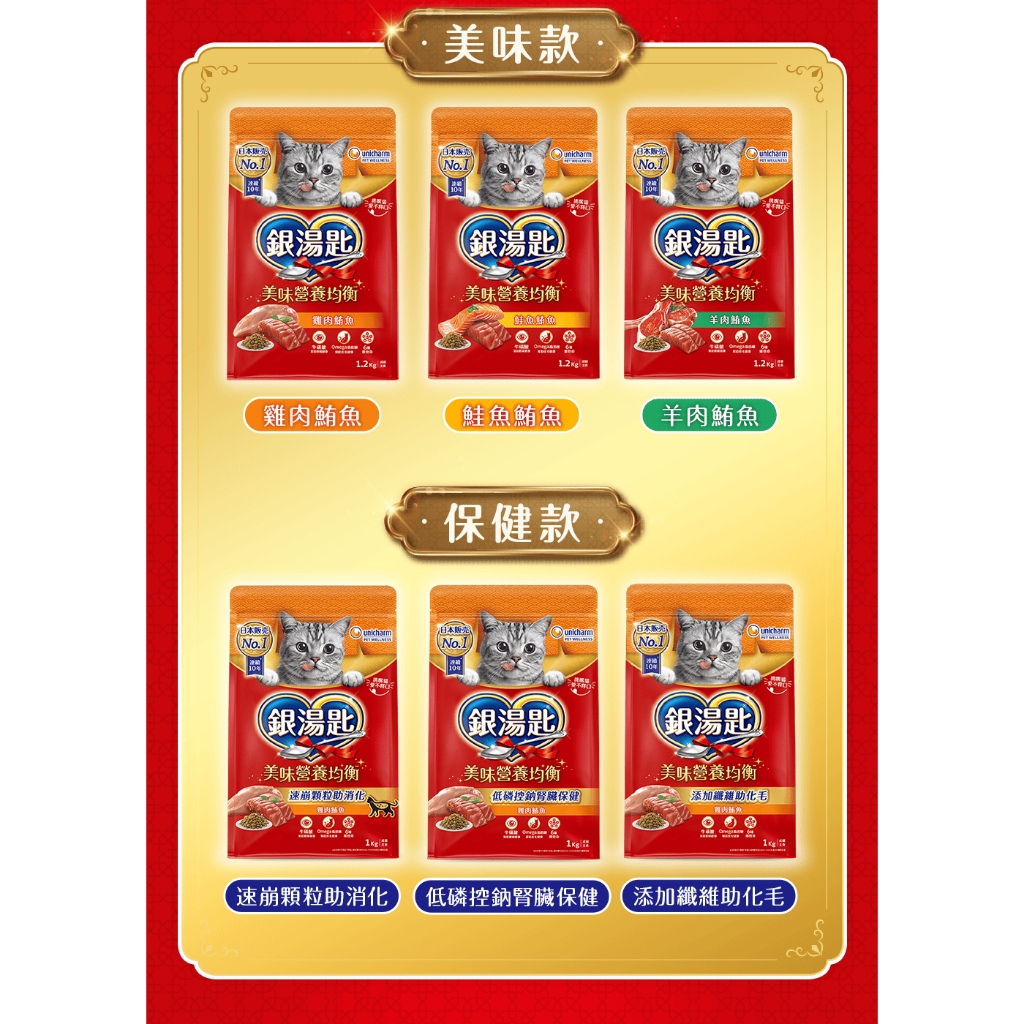 [2包組] 銀湯匙 貓乾糧系列(1公斤 / 1.2公斤), , large