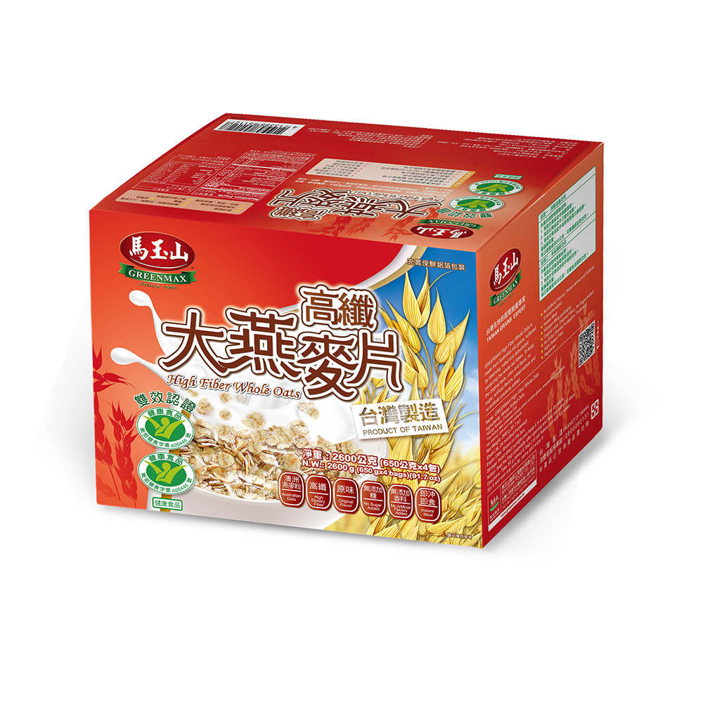 MYS high Fiber Whole Oats 2600g, , large