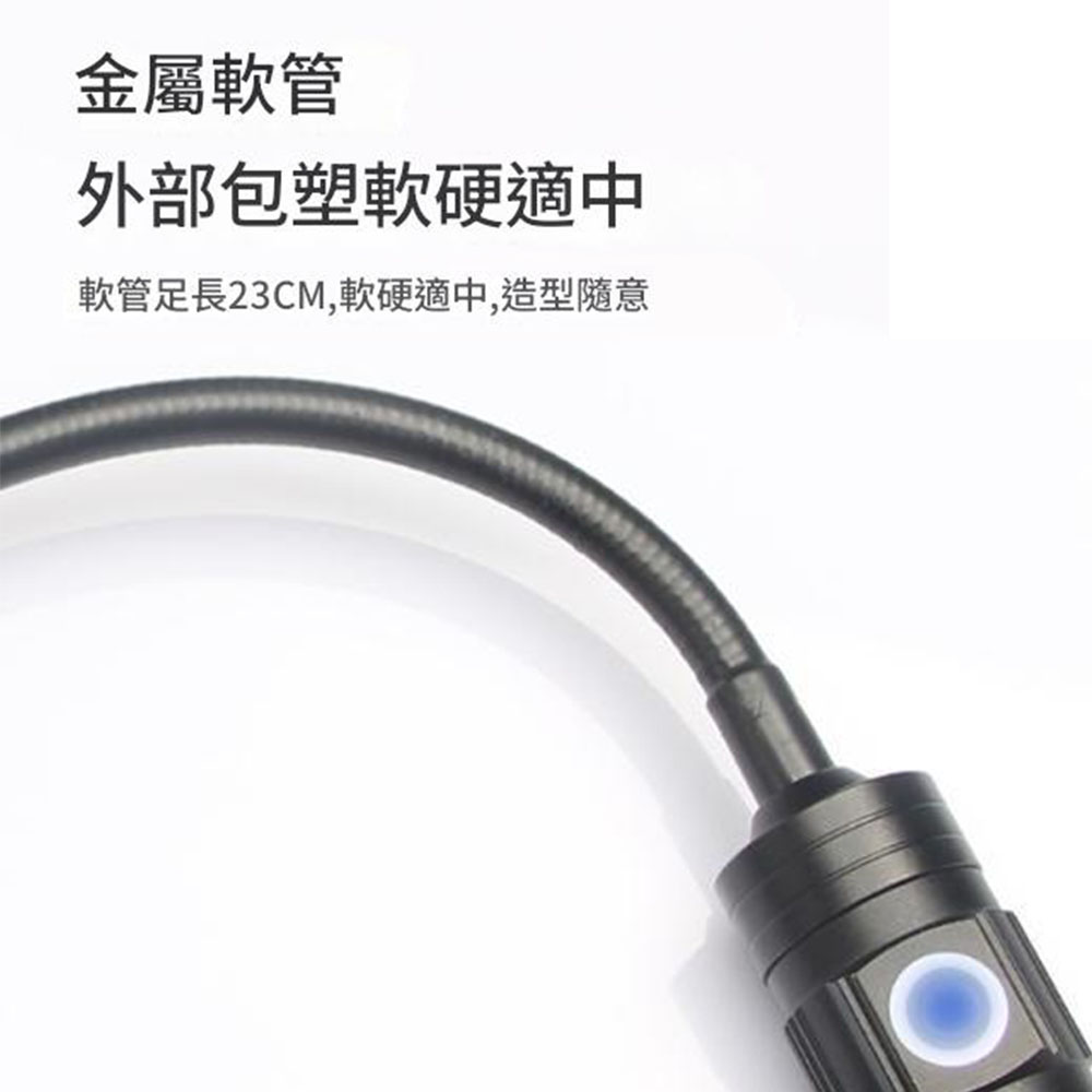 LED high-strength magnetic work light + 18650 battery + charging cable, , large