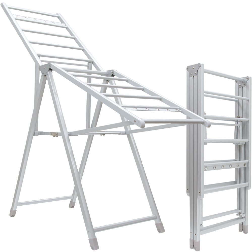 7-Nice Silver Wing Double Open Aluminum Alloy Clothes Rack, , large