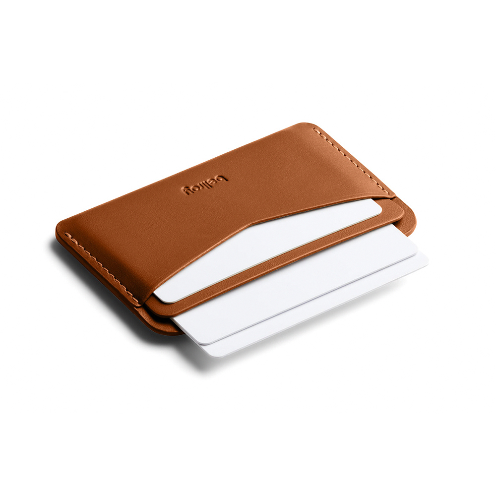 Bellroy Card Slip RFID防盜保護 皮革票卡夾 信用卡夾 名片夾 錢包 禮物 送禮 推薦(焦糖棕), , large