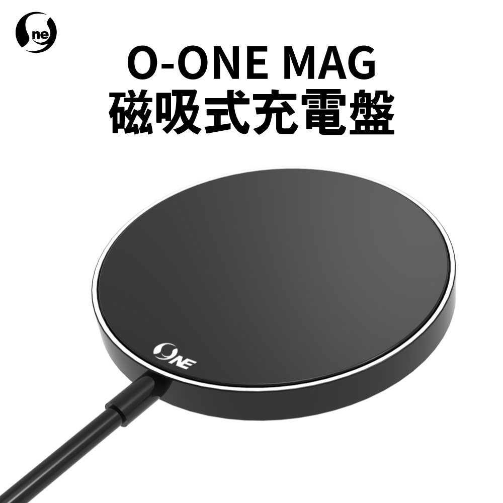 [O-ONE] O-ONE MAG Magnetic Charging Pad Ultra-Slim Premium Design Precise Magnetic Alignment 15W Fast Charging Compatible with iPhone & Android, , large