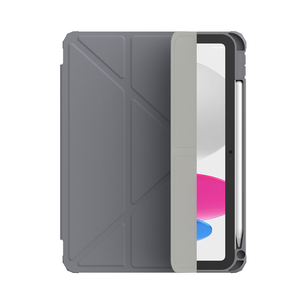 【HIPPORIZZ】iPad 11/10.9 吋 (11/10代) Origo 晶透筆槽防摔殼 大象藍色, , large