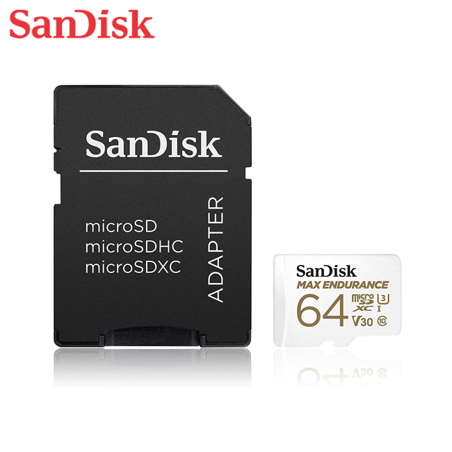 【SanDisk】MAX ENDURANCE 64G UHS-I V30 U3 microSDXC 記憶卡, , large