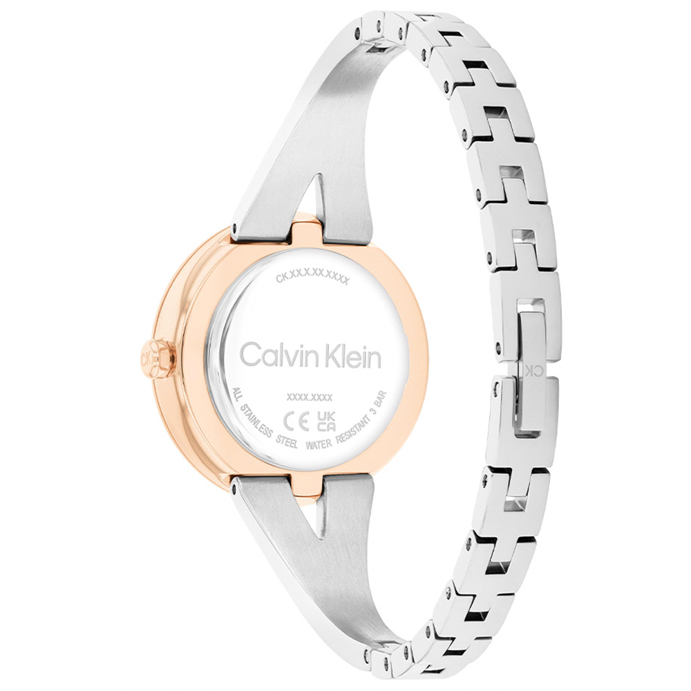 CALVIN KLEIN CK 雙色女錶-30mm(25100028), , large