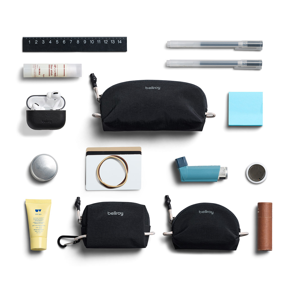 Bellroy Lite Pocket Trio 輕量收納包三件組 耳機包 收納掛件 吊飾包 零錢包 禮物 送禮 推薦, , large