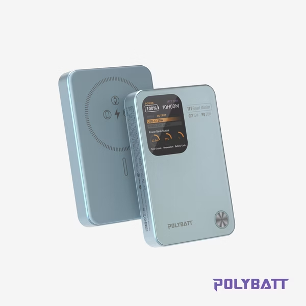 POLYBATT PB11防爆固態電池 可上飛機 20W AI智能溫控快充行動電源 10000mAh 行動電源, , large