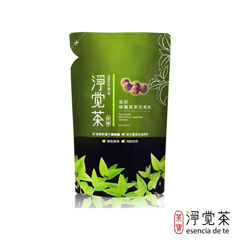  Natural Tea Seed Fruit/Vegetable & Dish Cleaner Refill Pack, , large