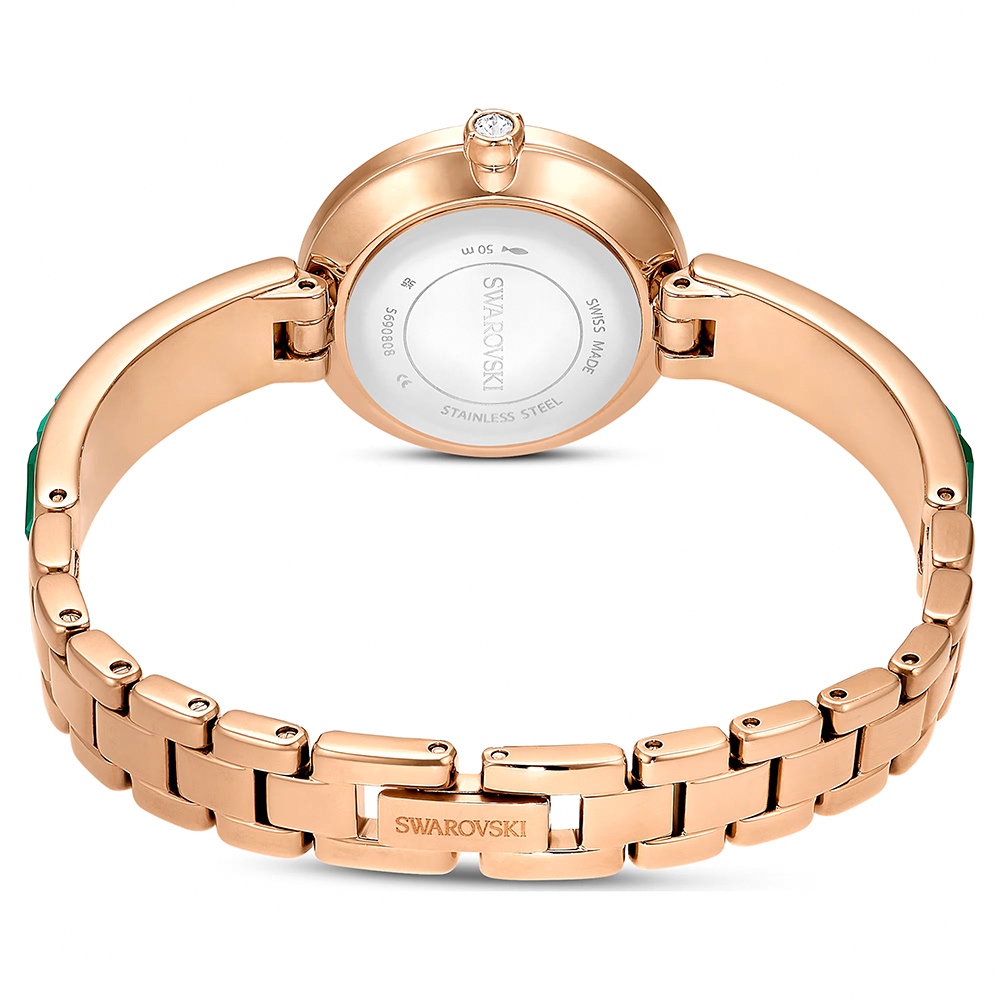 SWAROVSKI 施華洛世奇 Matrix Bangle 方形切割水晶手鐲式手錶 女錶 送禮-25mm 5690808, , large