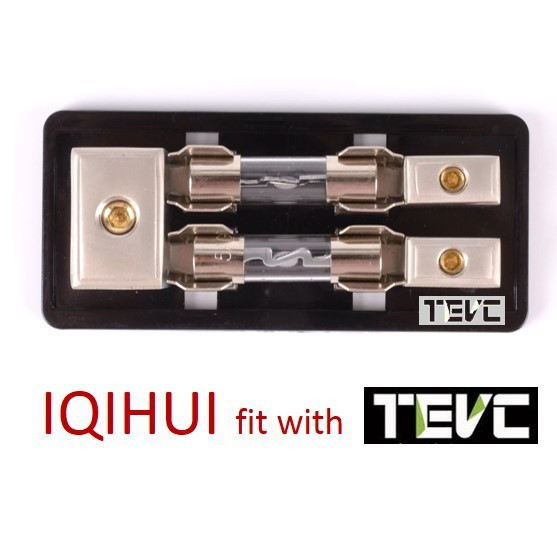 《tevc》音響改裝 專用一進二出，兩路保險絲座/熔絲型/60Ax2/AGU型, , large