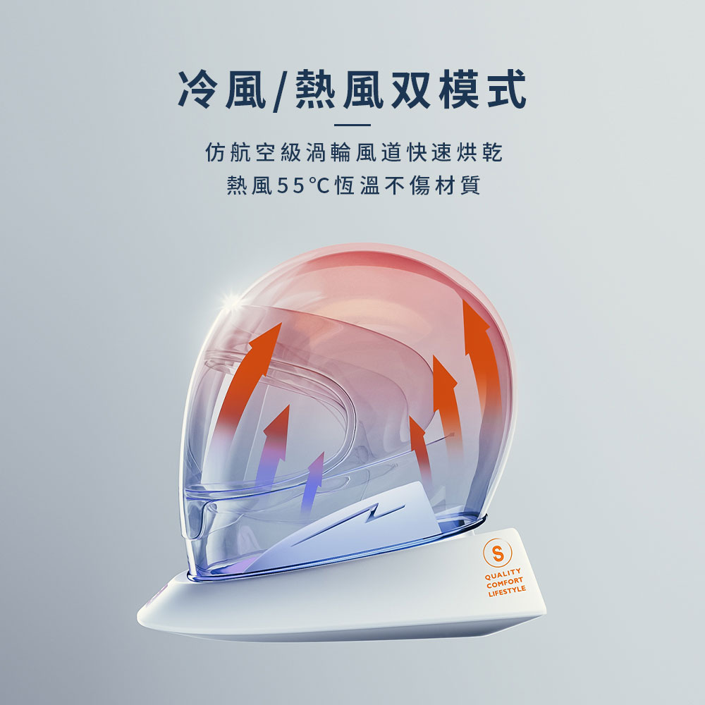 [STEINBROOKS]安全帽烘乾臭氧殺菌機 STB-HD1, 白, large