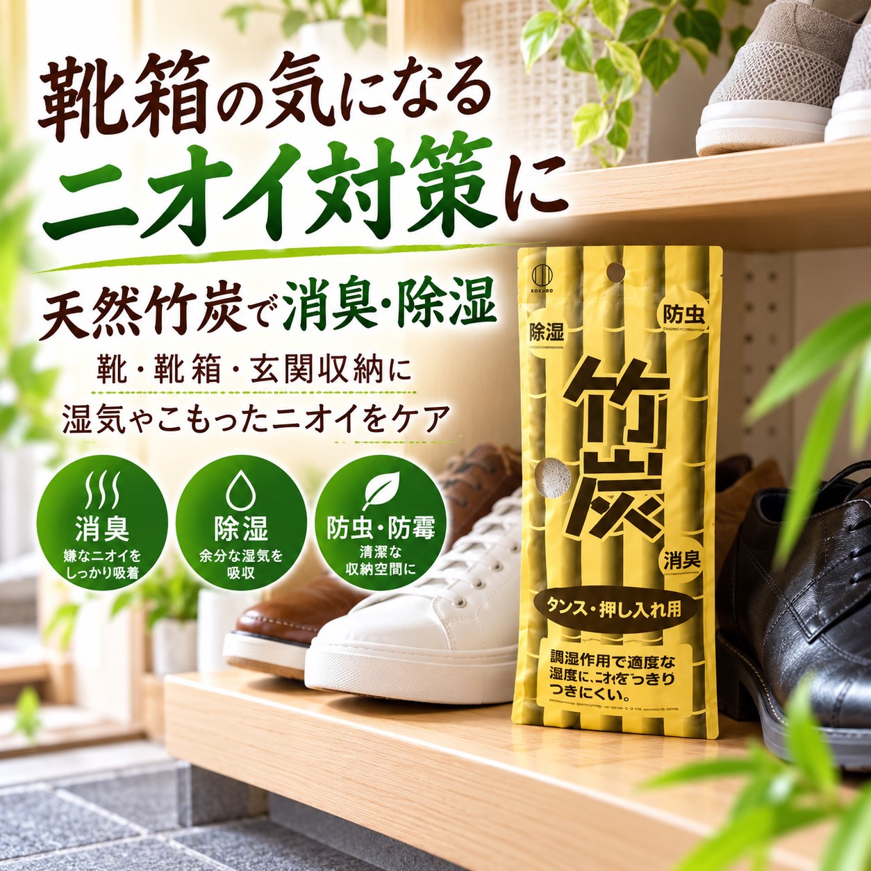 【HIYASU日安工坊】竹炭除濕包, , large