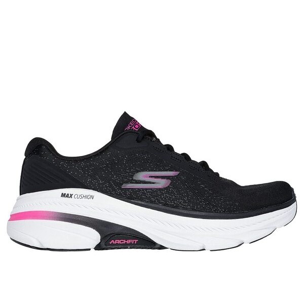 Skechers Max Cushioning Arch Fit 女 慢跑鞋 運動鞋 黑粉 [128941BKPK], , large